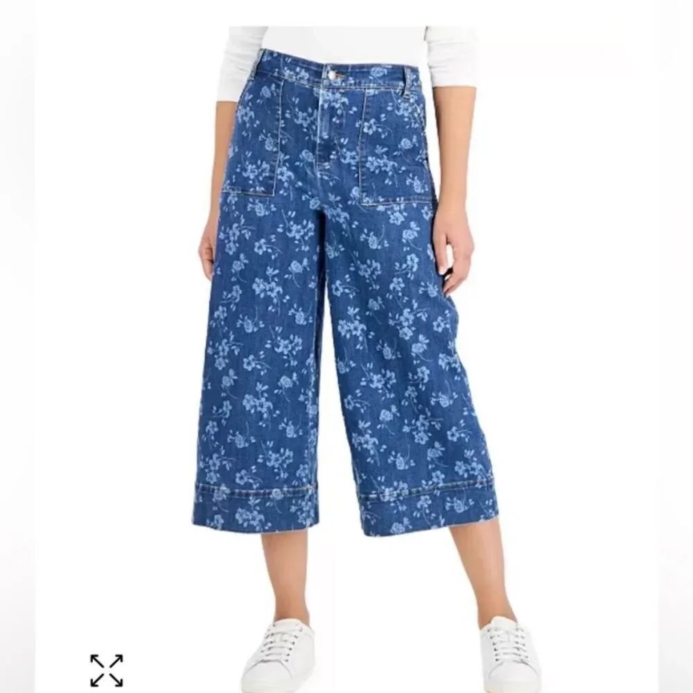 Charter Club (sz 18) Culotte Lush Garden Berkeley wash NWT